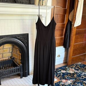 Lida Baday Chic Black Midi Dress- worn about 4x . 250 retail